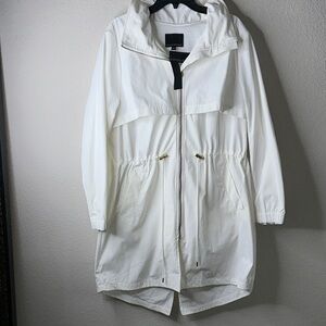 Banana‎ Republic White Utility Jacket